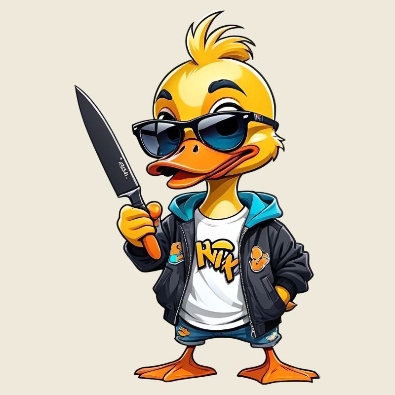 SSW33 Couteau Duck avec veste à capuche
