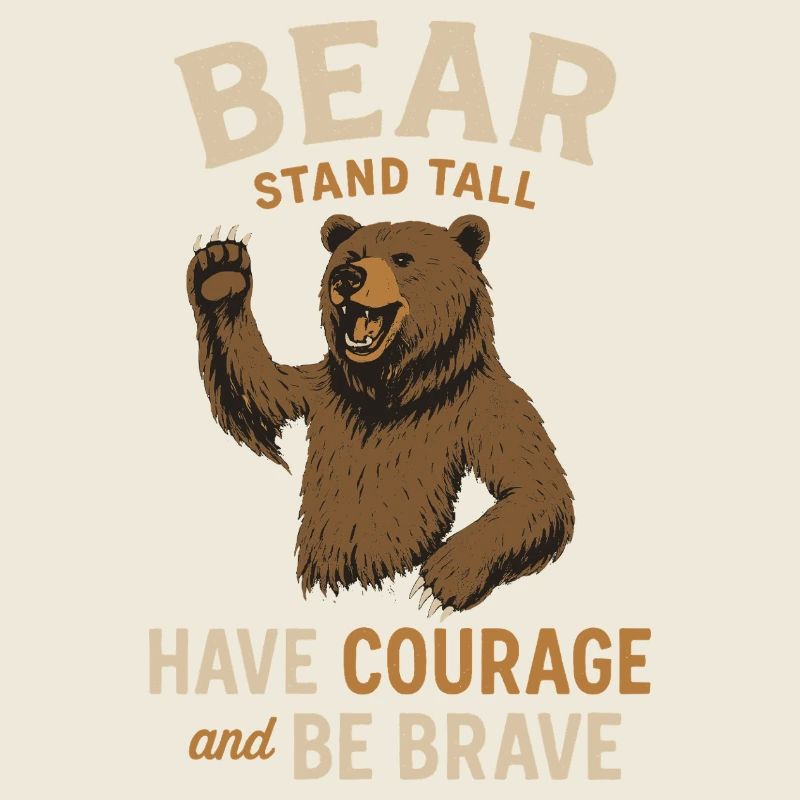 Devise de l’ours pour les braves