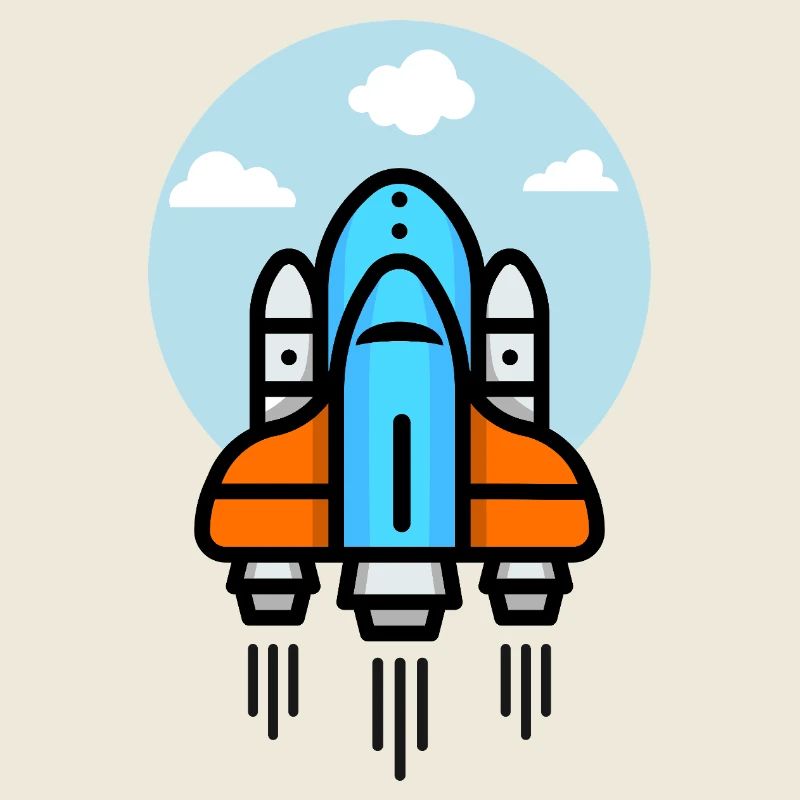 Futuristic Spacecraft Illustration