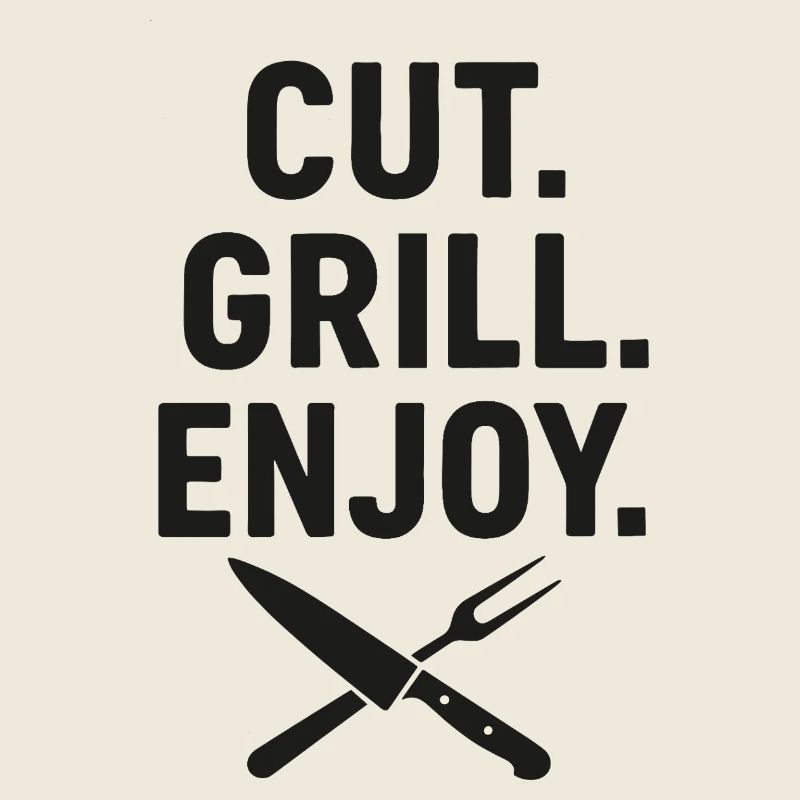 Grill- und Essensliebe Design