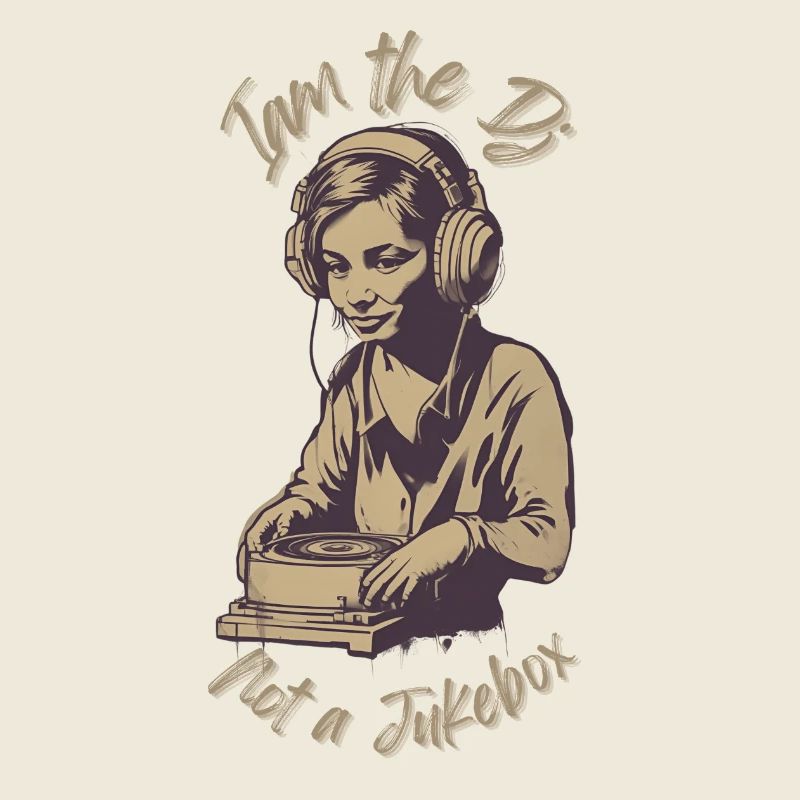 DJ Woman in Action Design