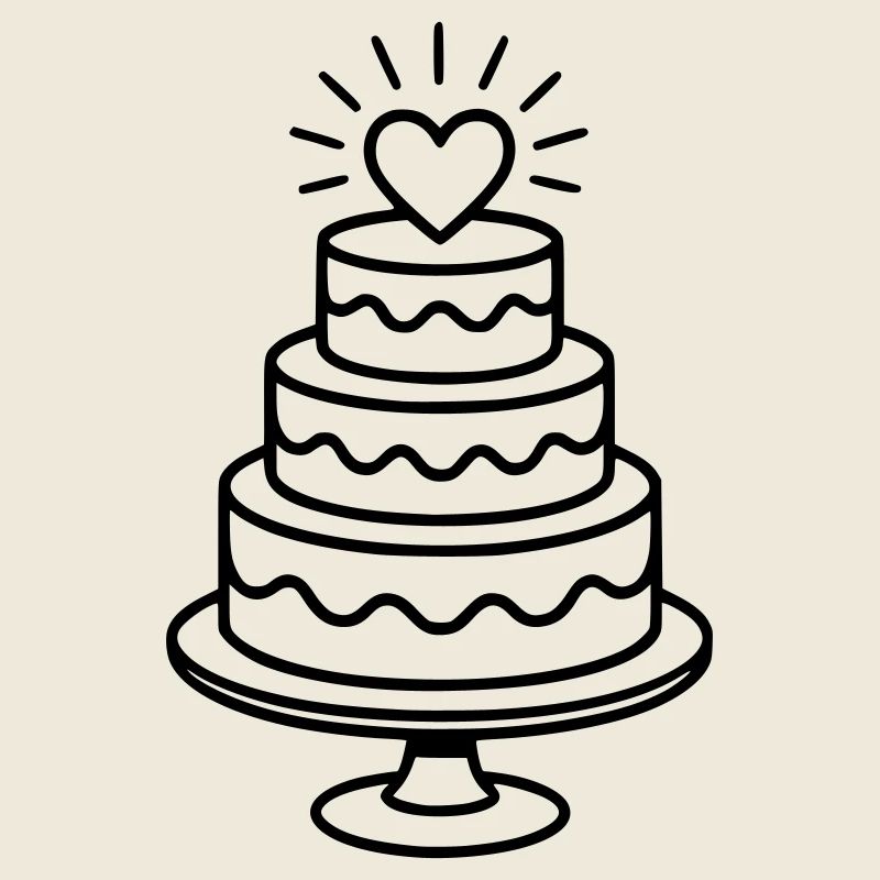 Hochzeit - Hochzeitstorte
