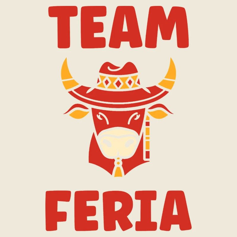 Tête de buffle avec chapeau mexicain feria