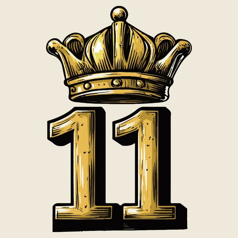11 Zahl Krone