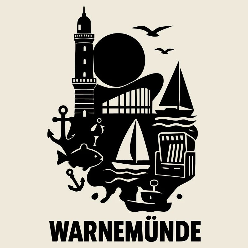 warnemünde silhouette
