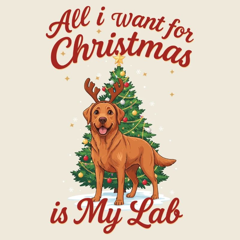 Noël avec mon Labrador