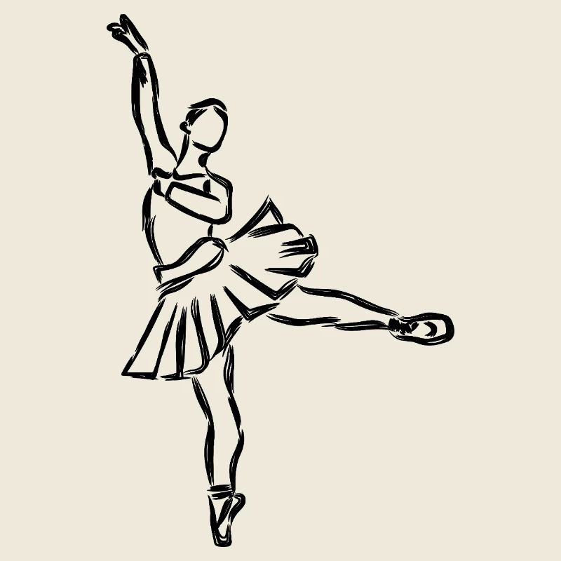 Croquis de danseuse de ballet