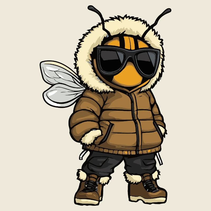 Biene Cool Winter