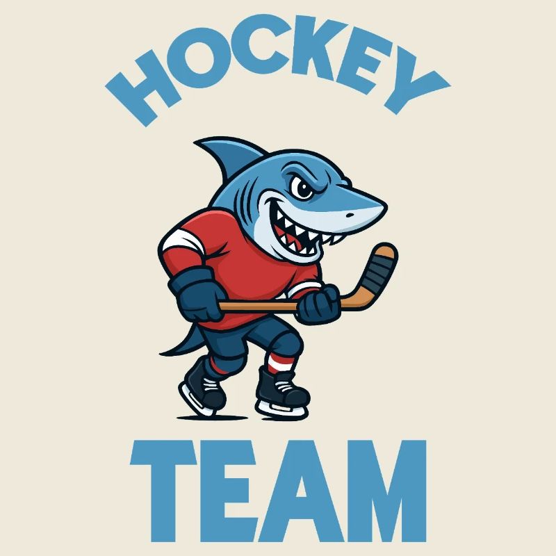 Hai Team Eishockey Maskottchen