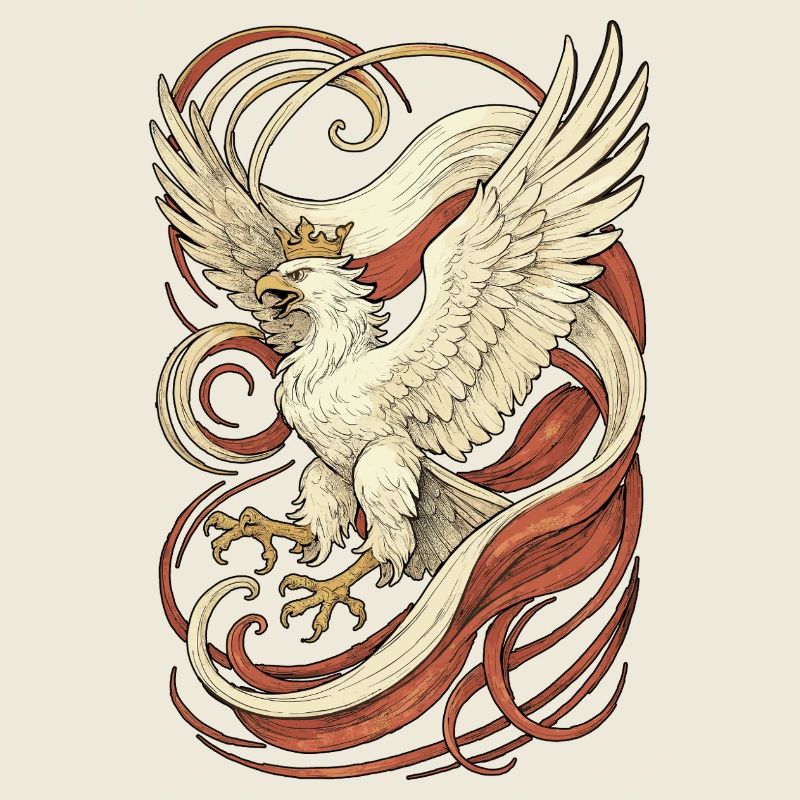 Poland Polska Eagle Epic Flag Flag Gift