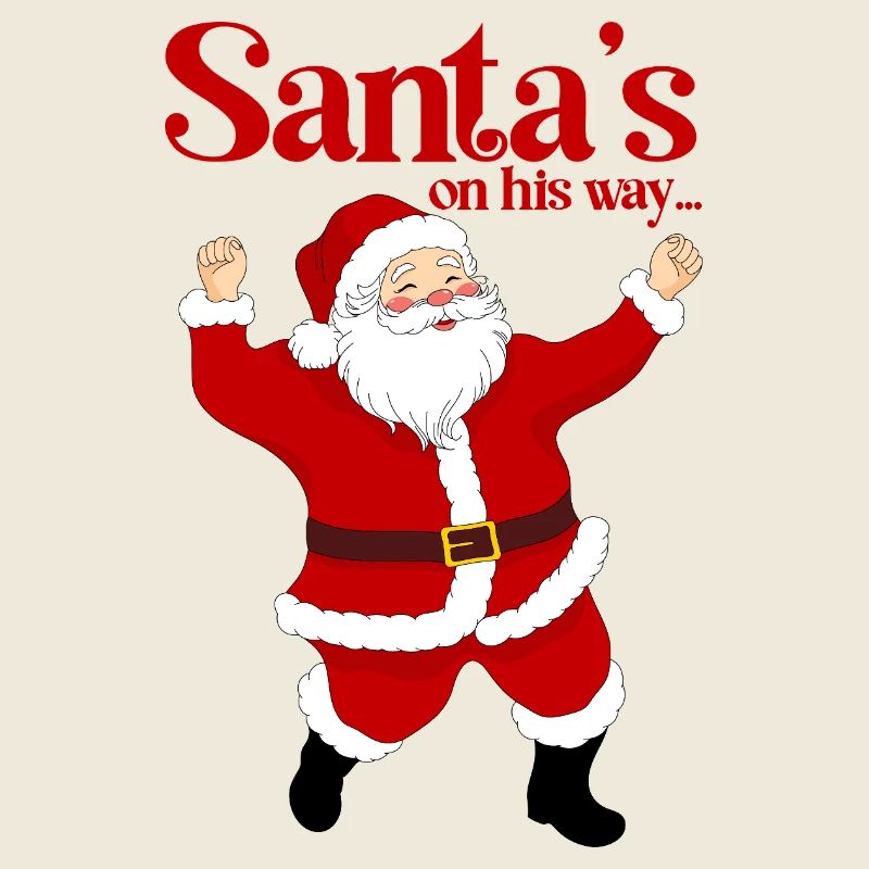 Der Weihnachtsmann tanzt