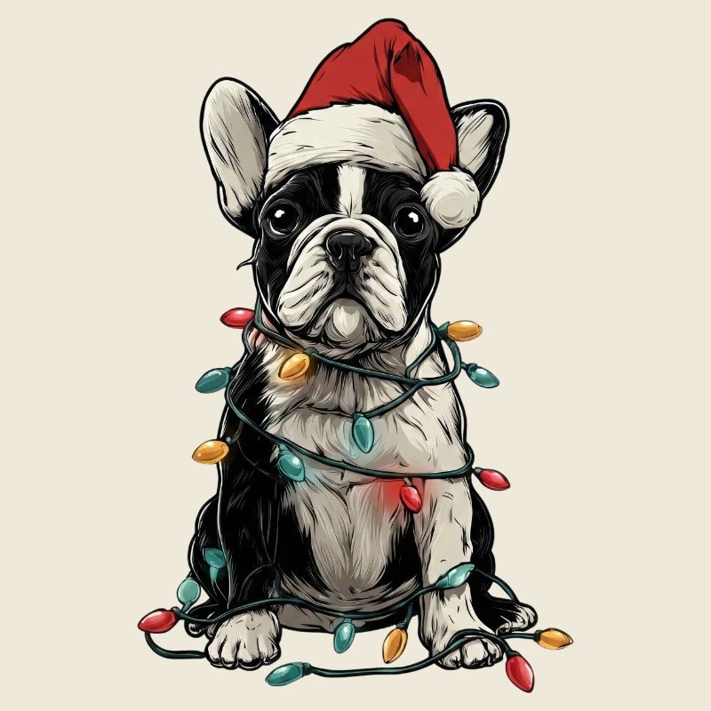 Noël du bouledogue français