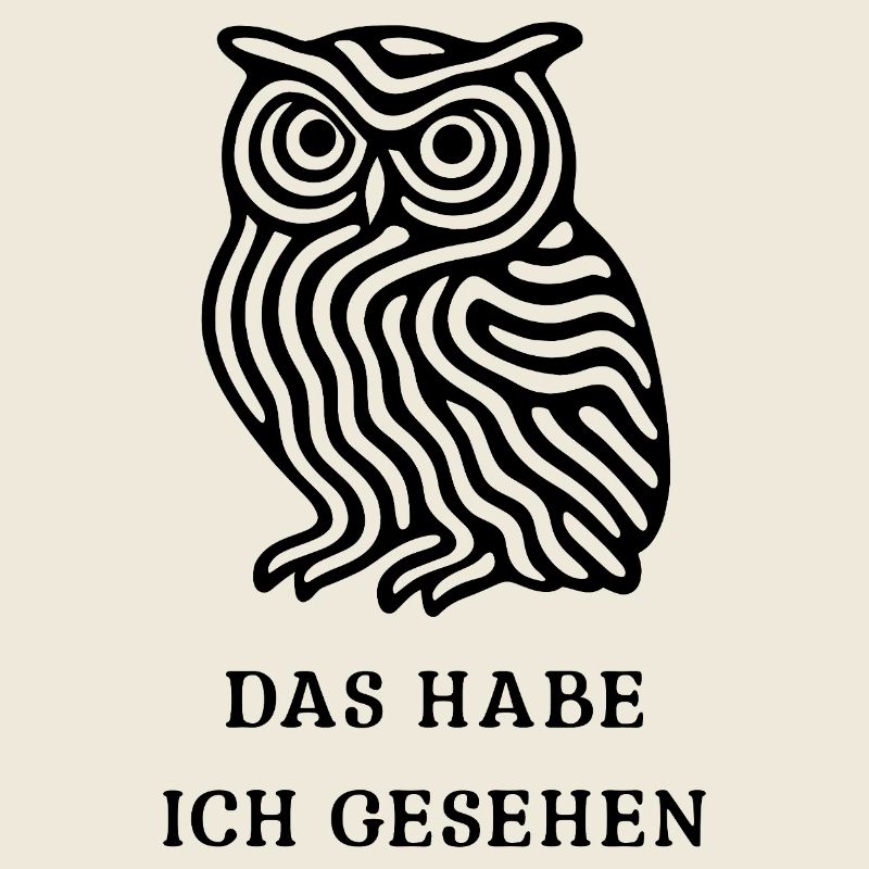 Eule „Das habe ich gesehen“ – Mystisches Design