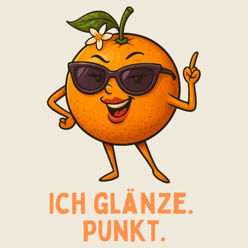 Orange brillant avec style