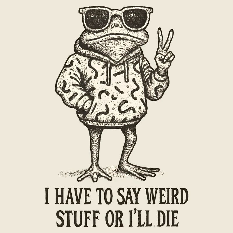 Frosch Spruch Meme Humor Lustig Geschenkidee