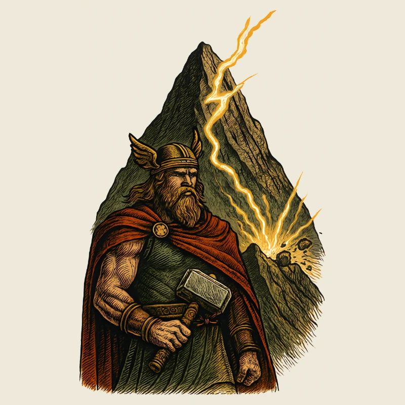 Norse Hero's Hammer Thor