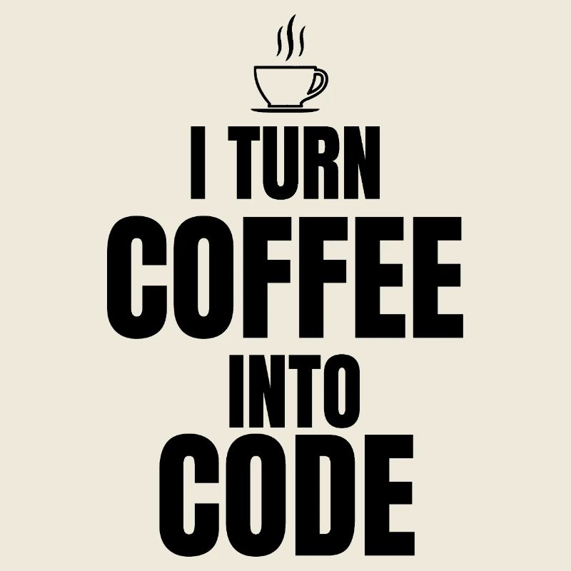 Je transforme le café en code