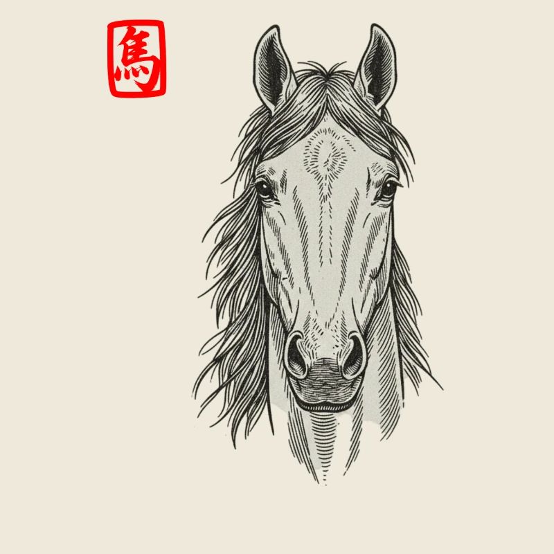 Pferd Asiatisch