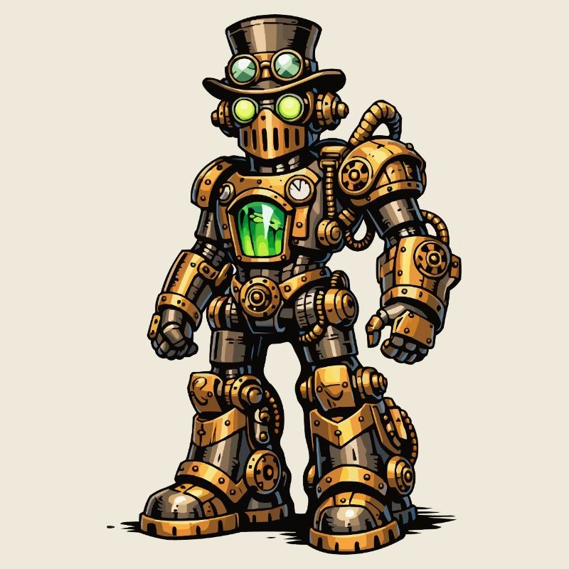 Steampunk Roboter