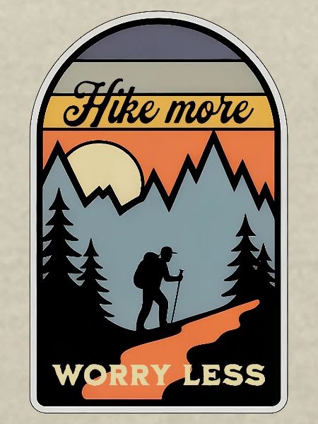 Hiking Wandern Retro