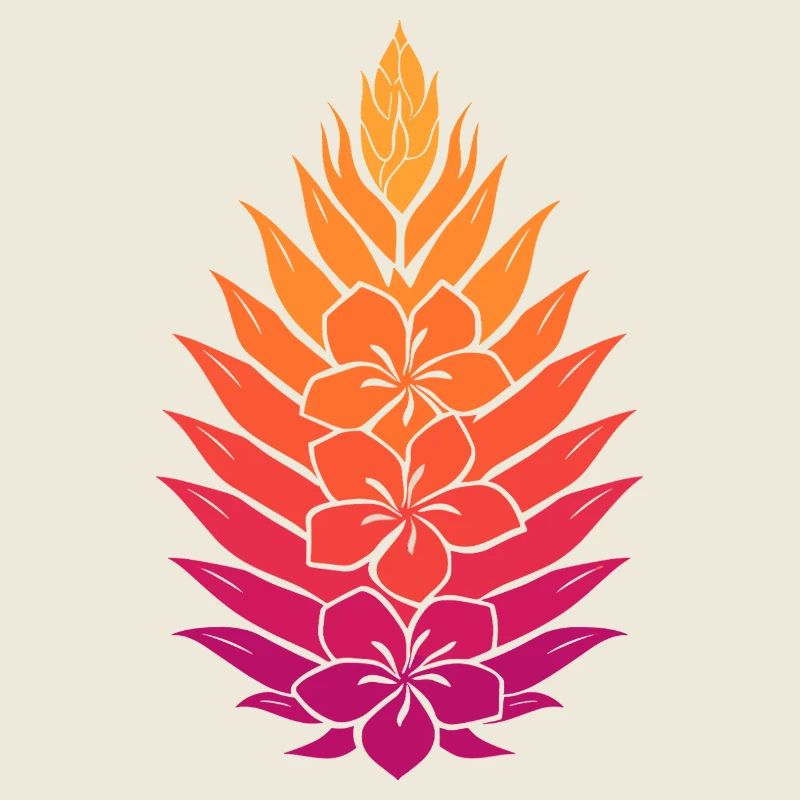 Regenbogen Lotus Mandala