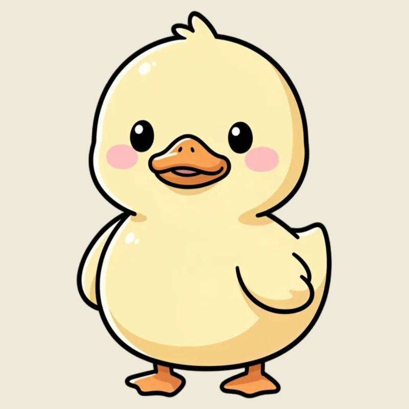 cadeau de canard mignon
