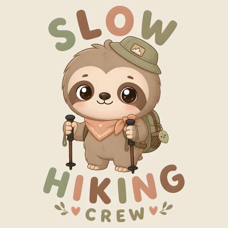 Langsam wandernde Faultier-Crew