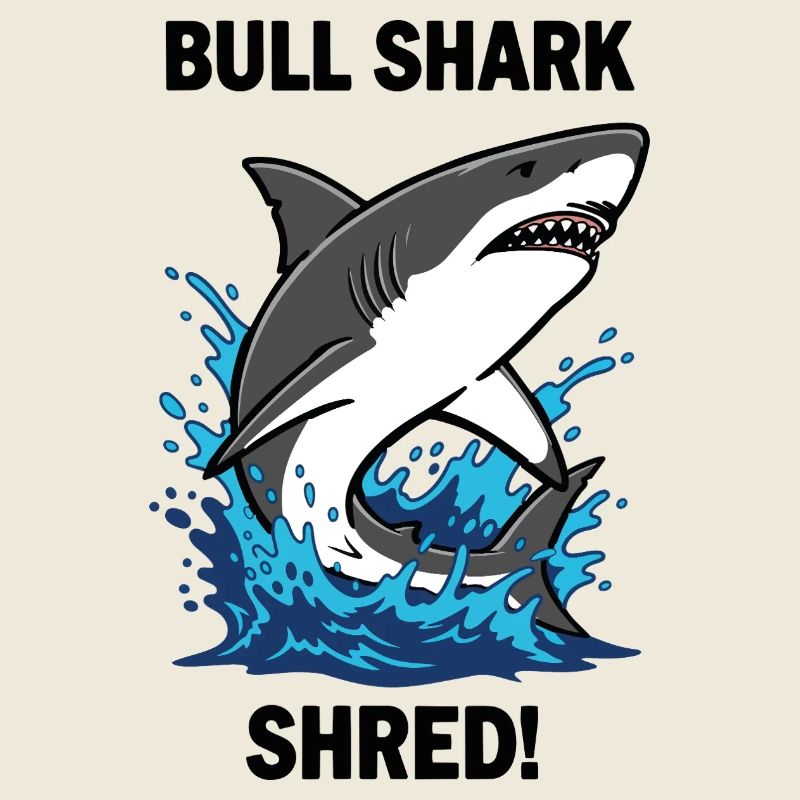Bulldog Shark Shred Shark Sea Bull
