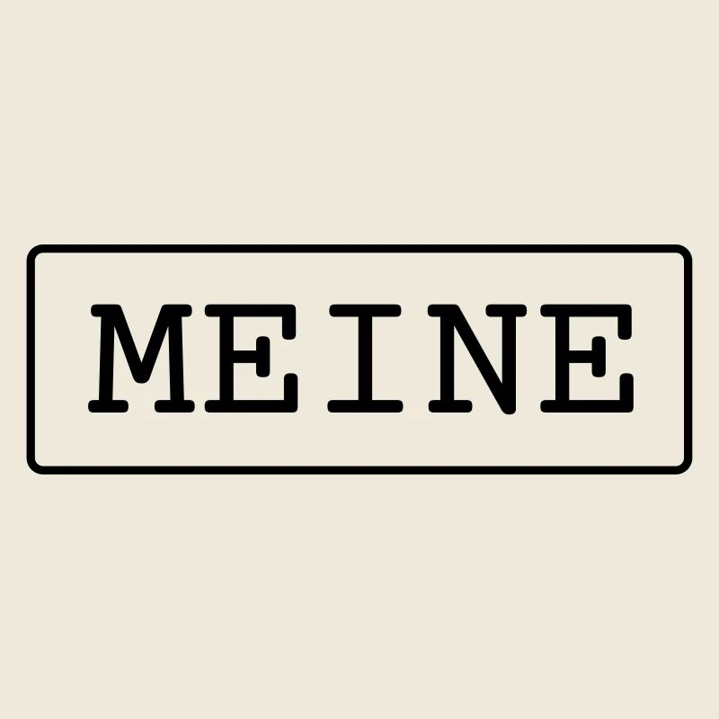 Meine Eigentum Besitz Geschenk