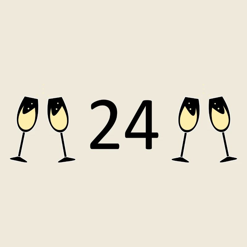 24e anniversaire 24 ans anniversaire 24 ans numéro 24