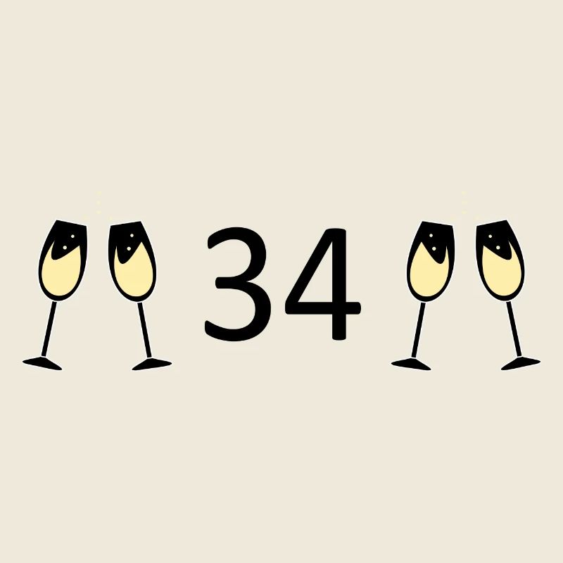 34e anniversaire 34 ans anniversaire 34 ans numéro 34