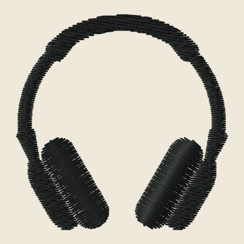 Casque brodé