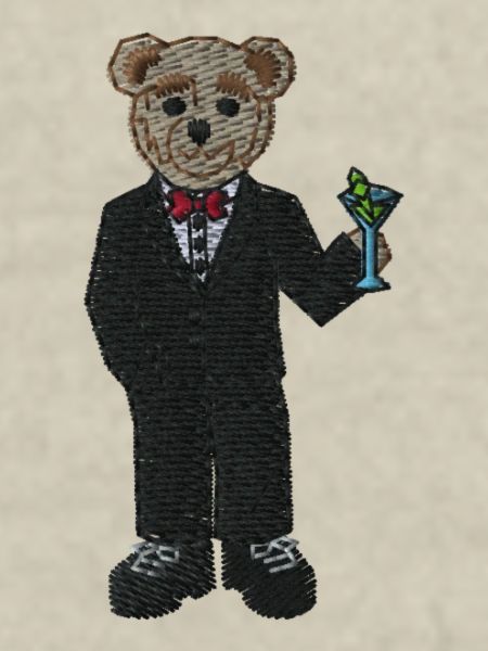 A smoking bear