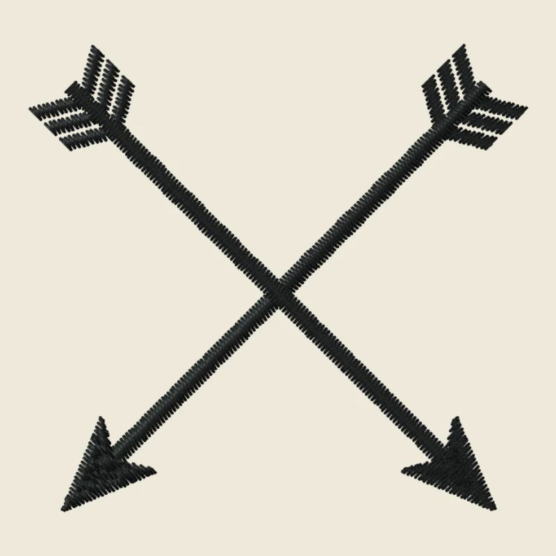 Flèches brodées