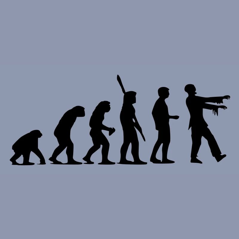 Zombie Evolution (monochrome)