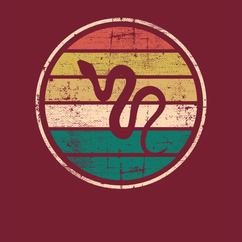 Snake Retro Reptile Python Idée cadeau