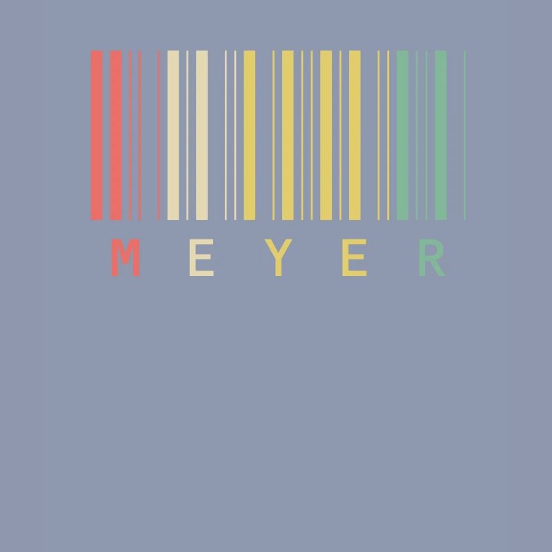 Nom de famille Meyer Code à barres Code à barres Cadeau