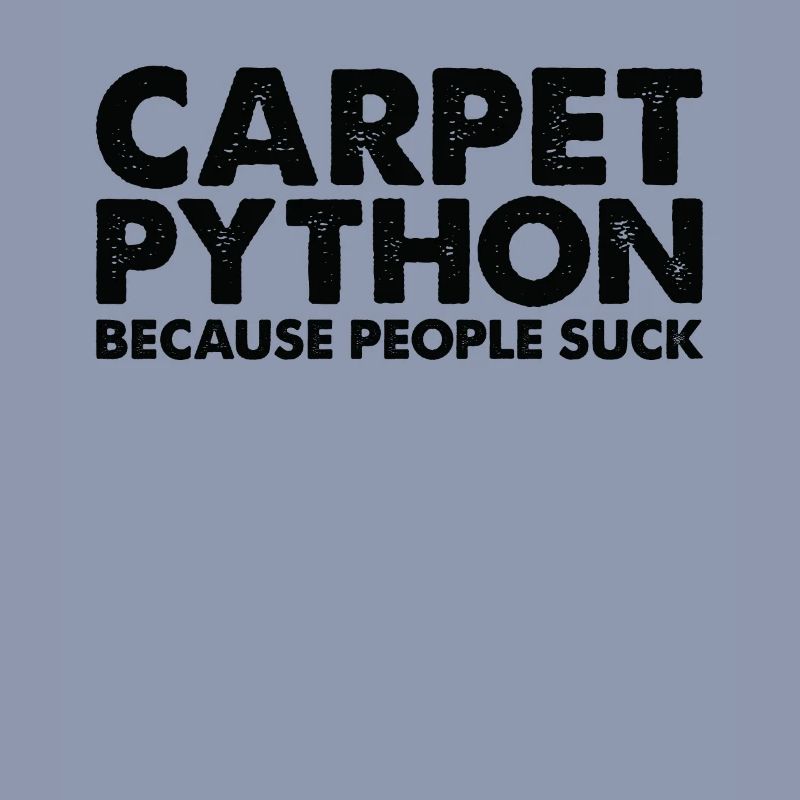 Leute Saugen Teppich-Python-Schlange