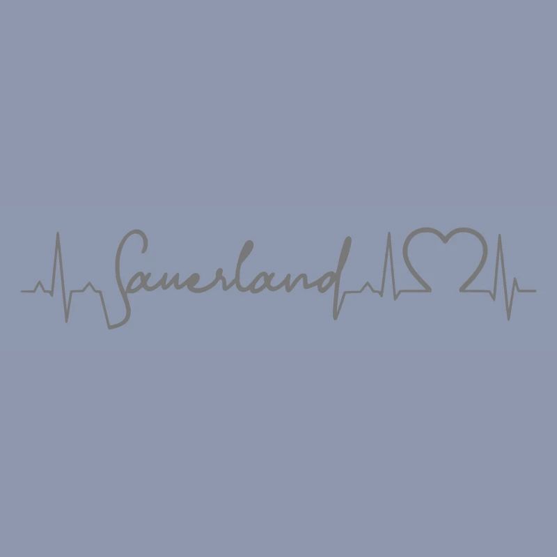 Battement de coeur Sauerland, couleur de conception librement sélectionnable!
