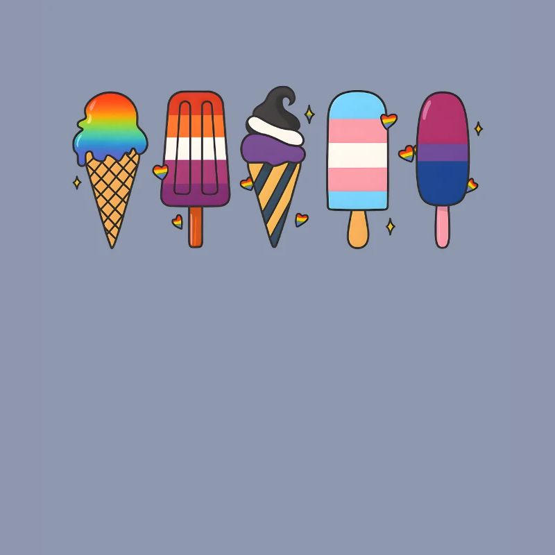 Conception de crème glacée LGBTQ Pride – Love Diversity CSD