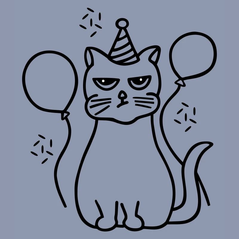 Chat grincheux