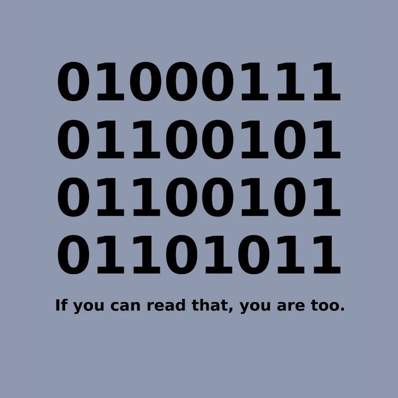 Binary / Binär Code Binärcode Funny T-Shirt