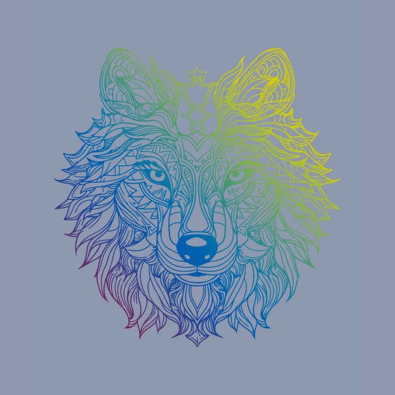 Wolf Mandala Boho