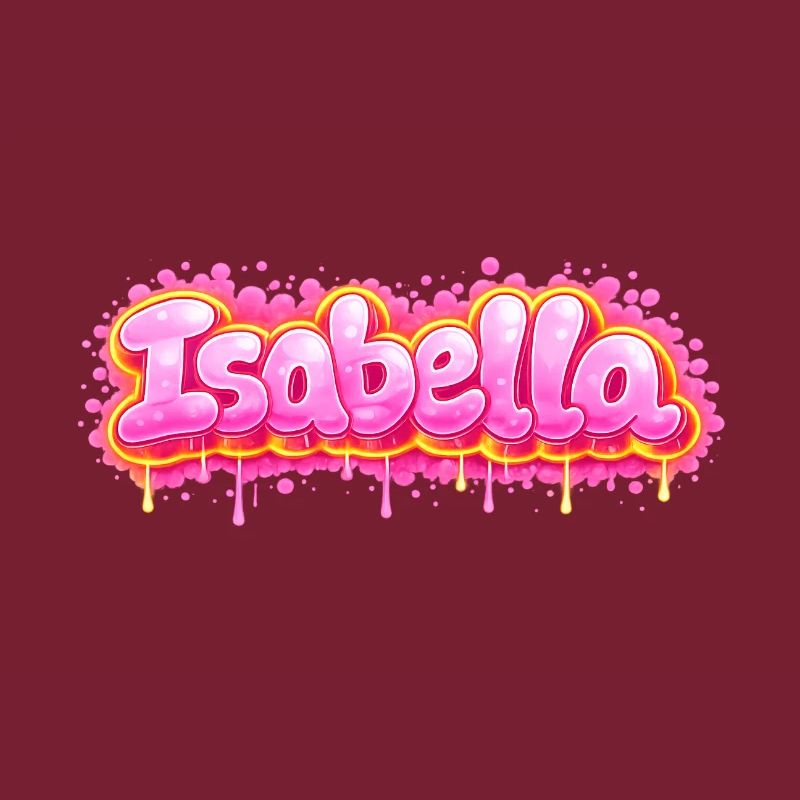 ISABELLA GRAFFITI NAME FOR PERFECT GIFT PRINTABLE 