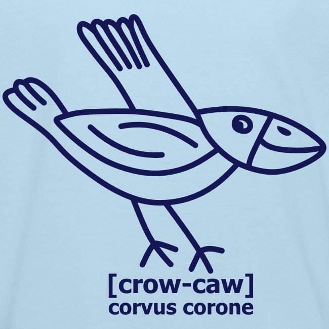 Kråka is pronounced Crow caw