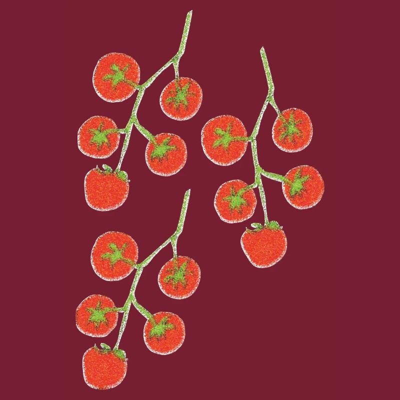 Impressionnisme du Buisson de tomate