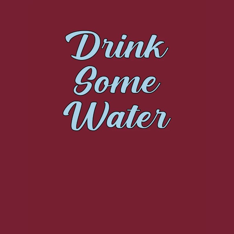 Buvez de l’eau scripte