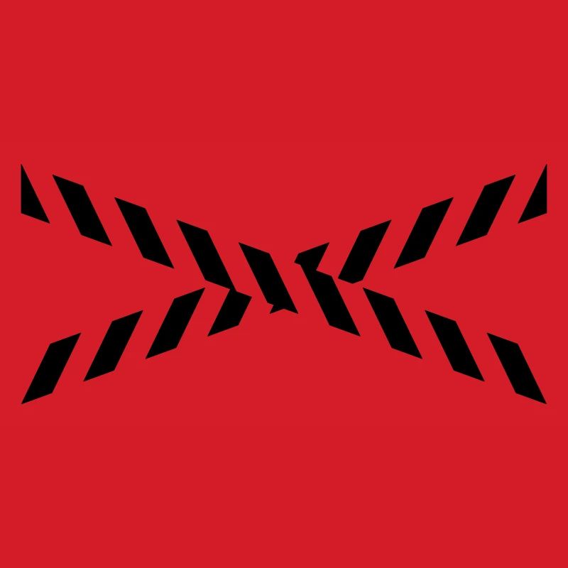 Police tape pattern design