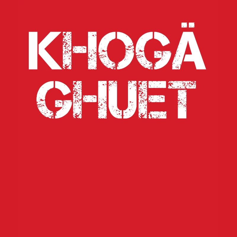 Cadeau dialecte dialecte Khogä Ghuet