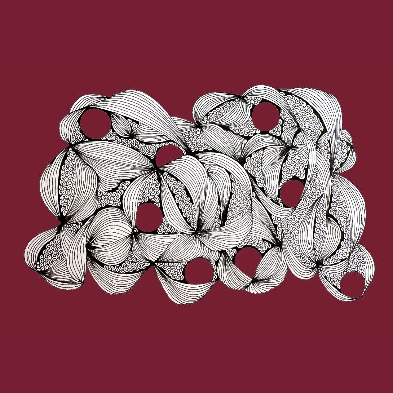 Lined Leaf Weave Pattern